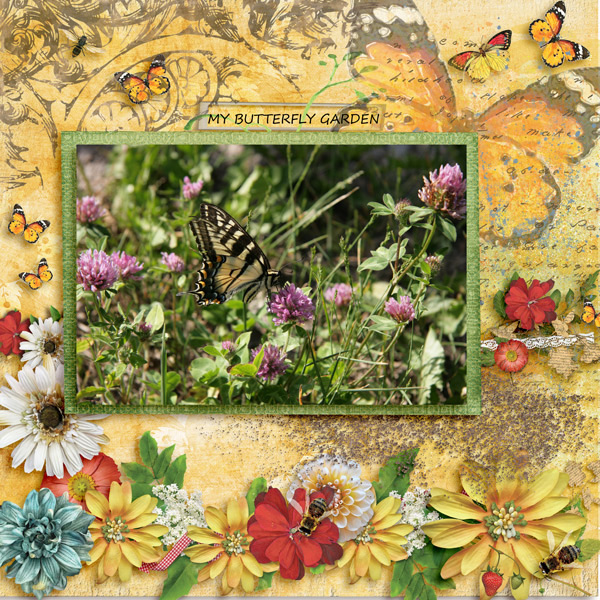 MY BUTTERFLY GARDEN - PINTEREST CHALLENGE MARCH 2022