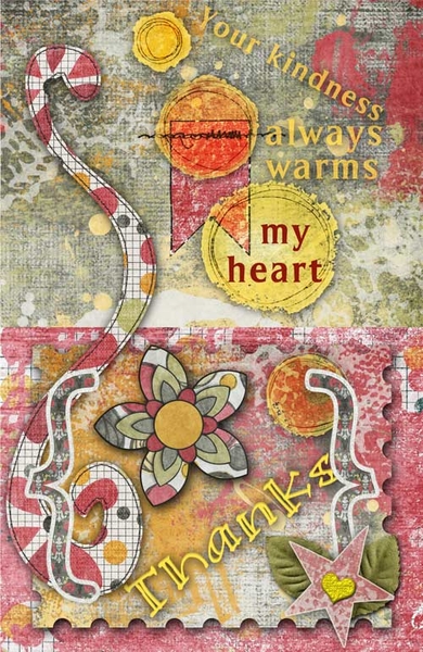 My card of Thanks