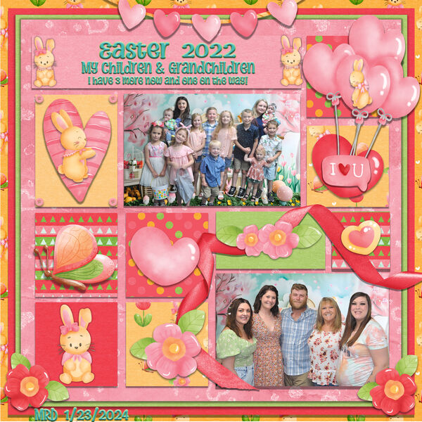 My Children + Grandchildren Easter 2022