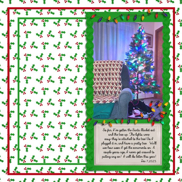 My Christmas start