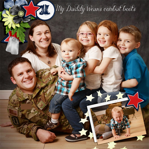 My daddy wears combat boots