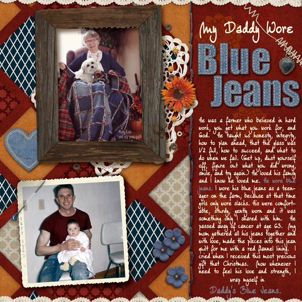 My Daddy Wore Blue Jeans