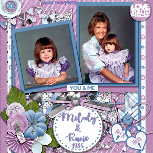 My daughter and I in 1985