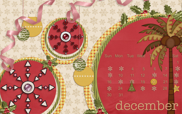 my dec desktop - november challenge