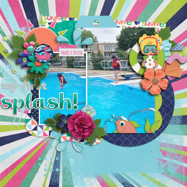 My first splash