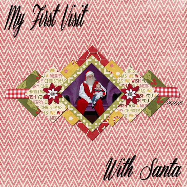 My first Visit With Santa