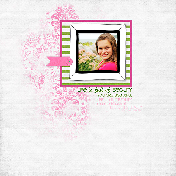 My Girl Layout: beautiful