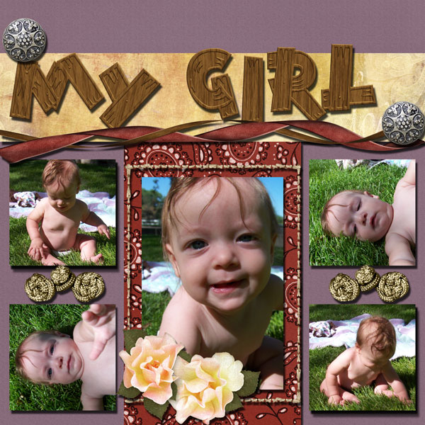 My Girl Layout: left