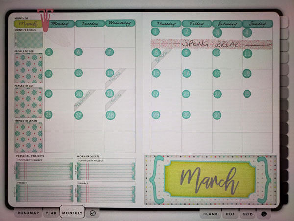 My Life April Planner