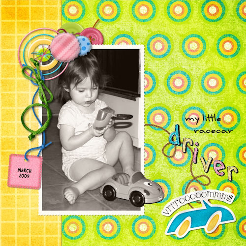 My Little Racecar Driver