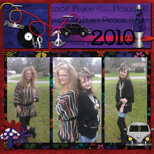 My nieces for Spirit week