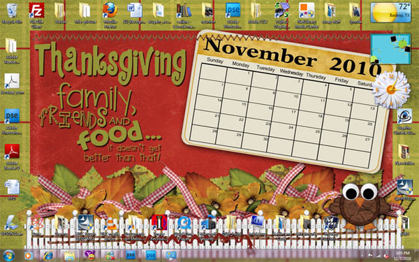 My November Desktop