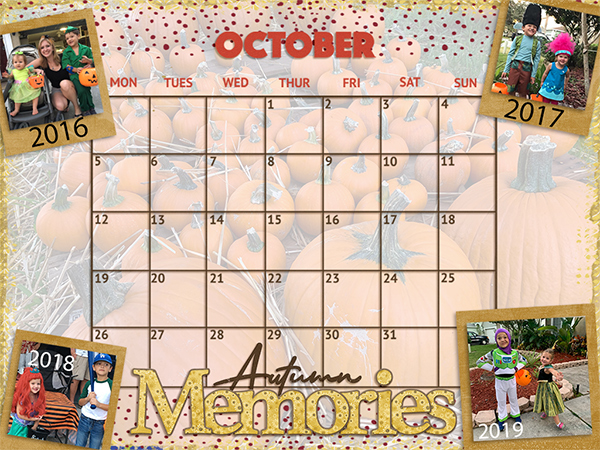 My October desktop