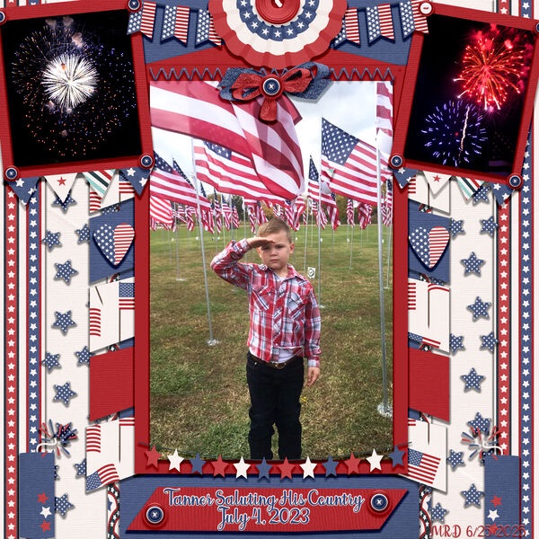 My Patriotic Grandson, Tanner 2022