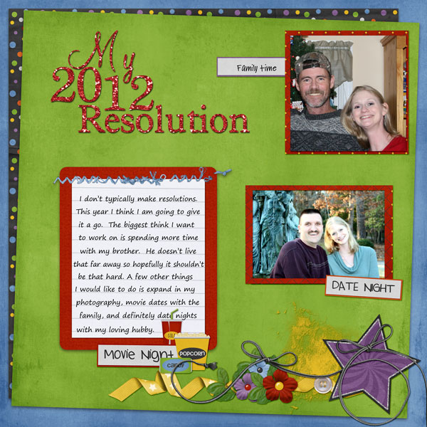 My resolutions