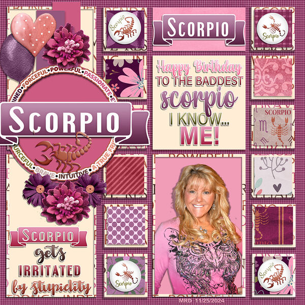 My Scorpio Birthday.