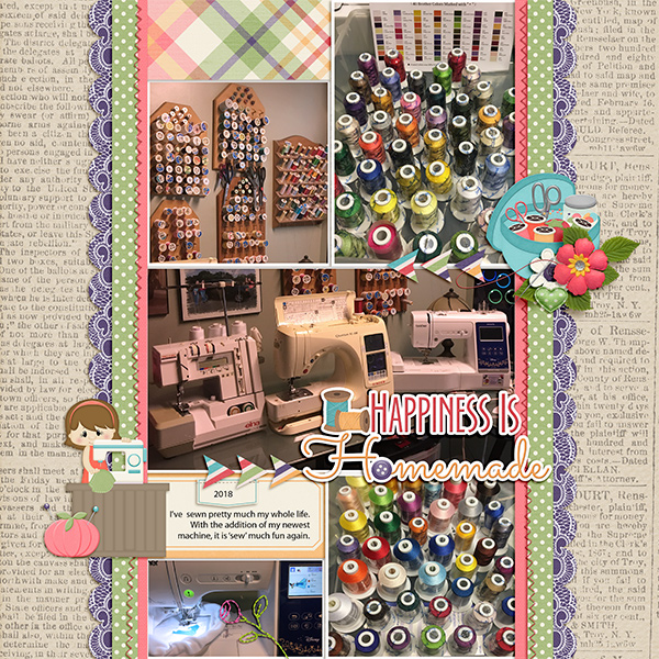 My Sewing area
