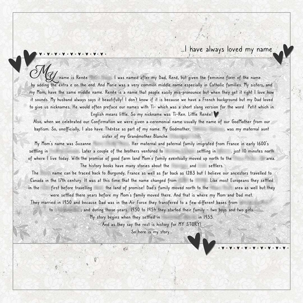 My Story - My Name