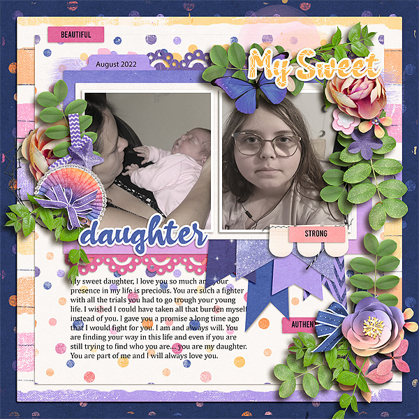 My sweet daughter