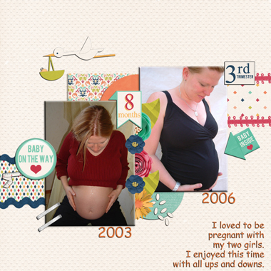 my two pregnancies