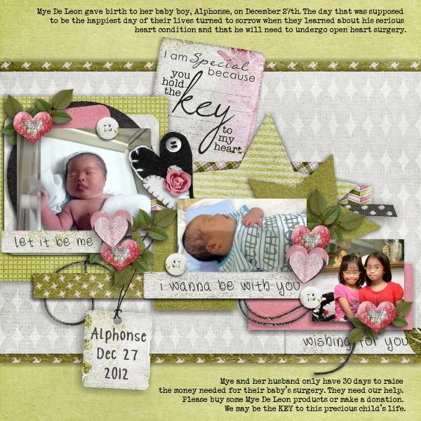 Mye De Leon's baby