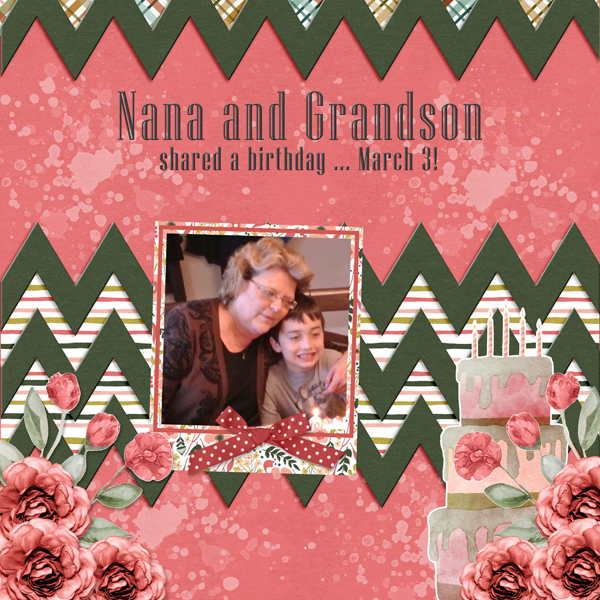 Nana and Grandson shared a birthday