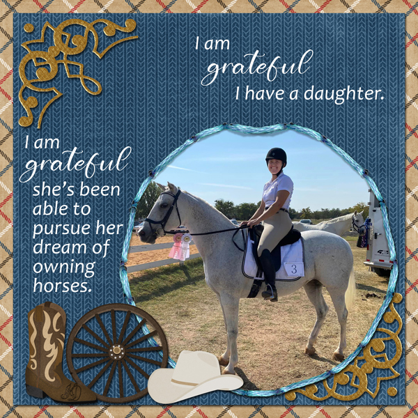 Nancy and her horse
