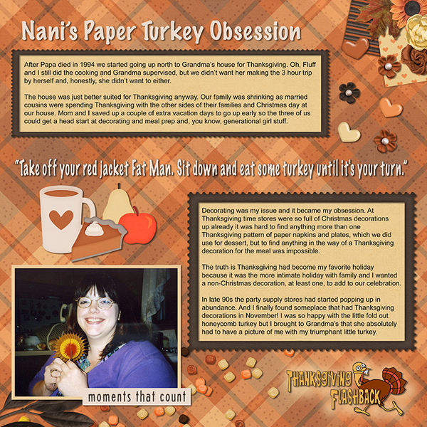 Nani's Paper Turkey Obsession