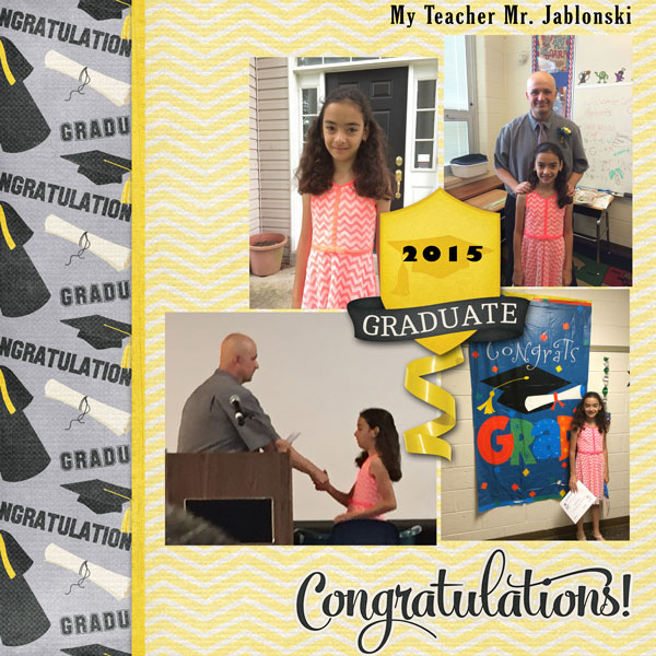 Naomi 5th Grade Grad