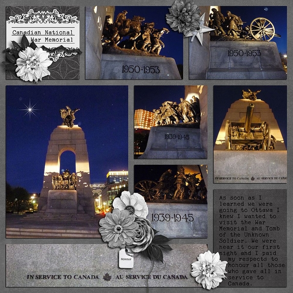 National War Memorial Canada (right)