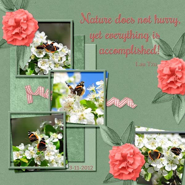 Nature does not hurry ...