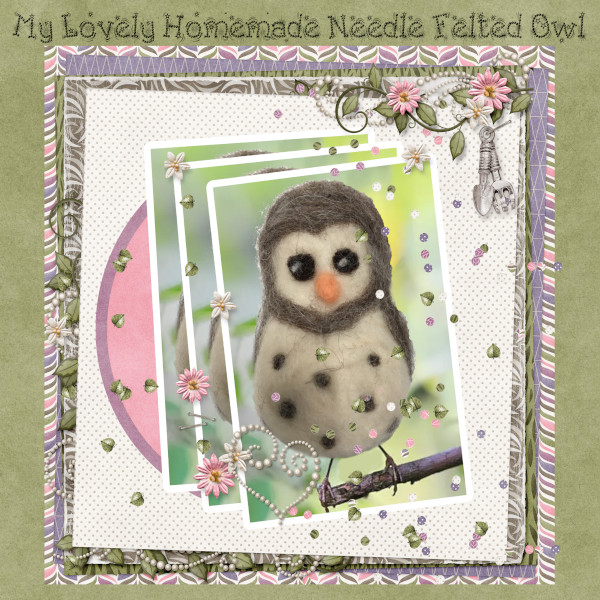 Needle Felted Owl