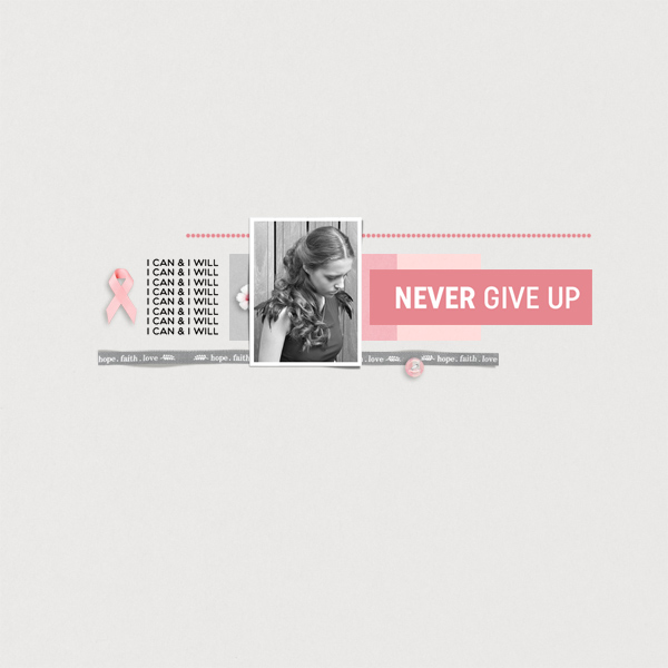 never give up