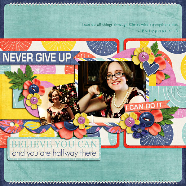 never give up