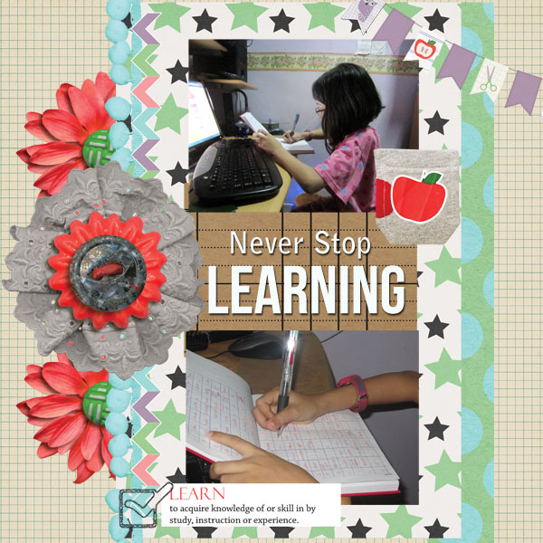 never stop learning