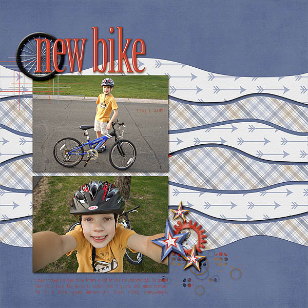 New Blue Bike