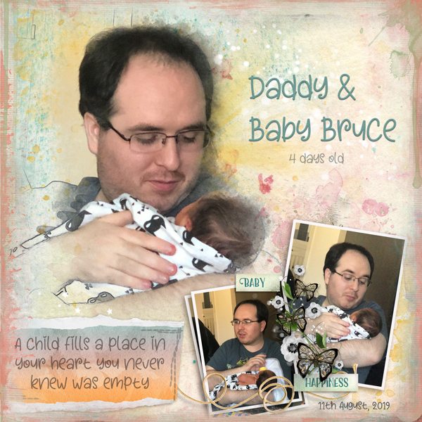 New Daddy and Baby Bruce