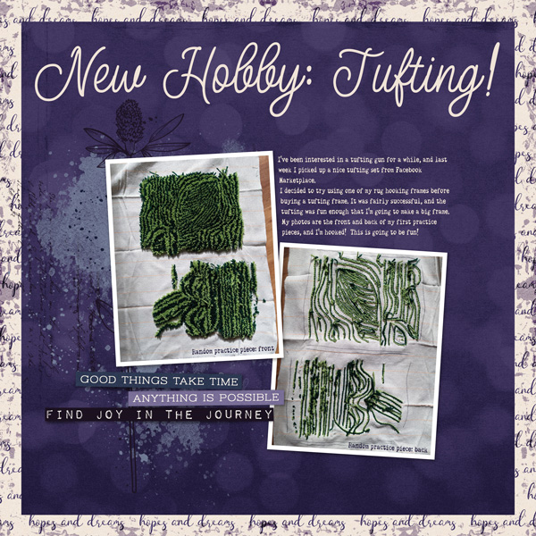 New Hobby: Tufting