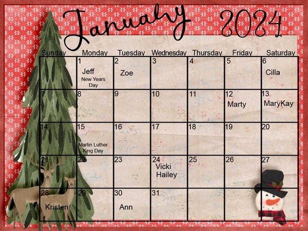 New Year  -- 2024