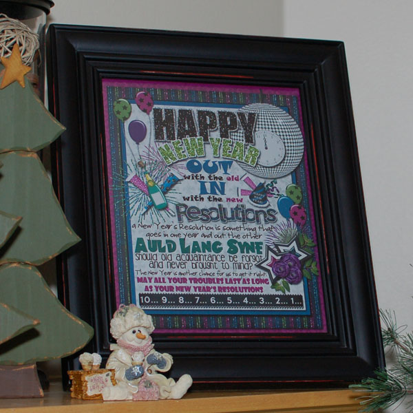 new year's print