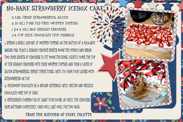 No-Bake Strawberry Ice Box Cake