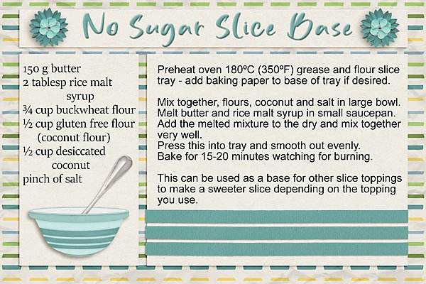 No Sugar Slice Base