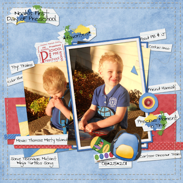Noah's First Day of School