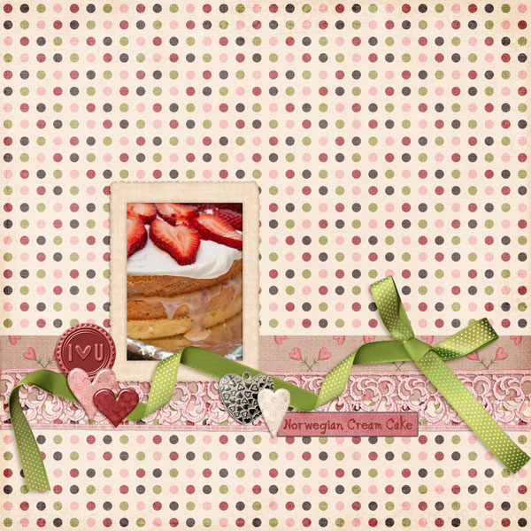 Norwegian Cream Cake