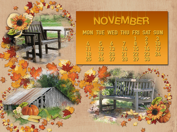 November 2019 Desktop Challenge with LDragDesigns