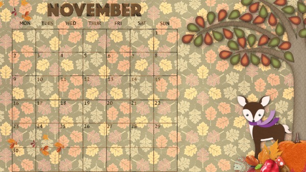 November 2020 Calendar