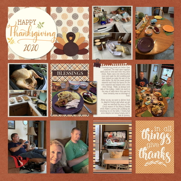 November 2020 Word Art Challenge: Thanksgiving 2020