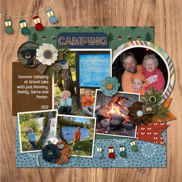 November 2022 Template Bundle - Outdoors: Camping