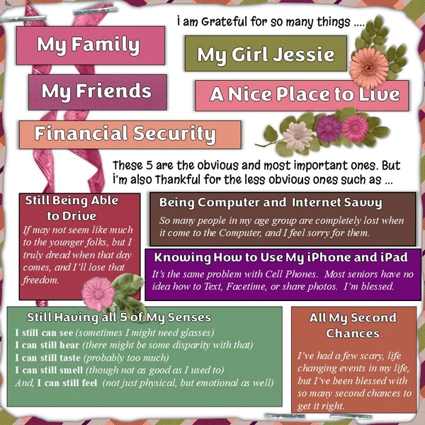 November 2024 All About Me Challenge