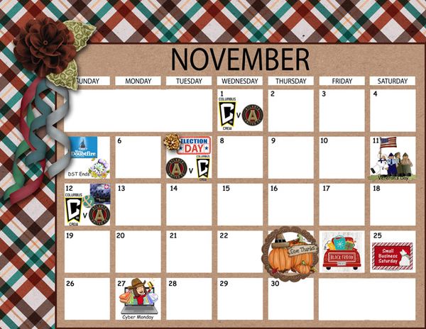 November Calendar